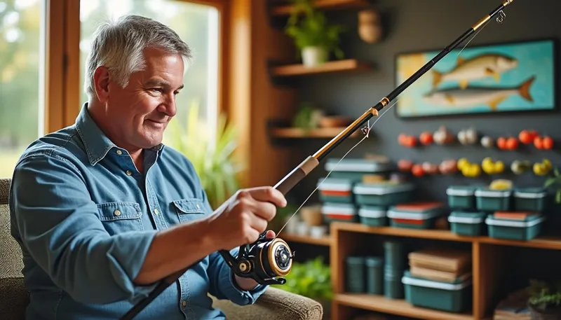 How can I practice casting without going to the water?