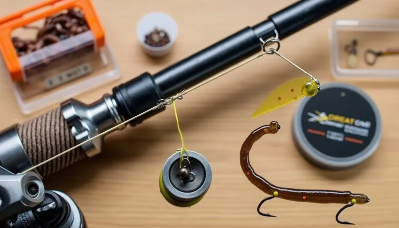 How do you rig a worm correctly?