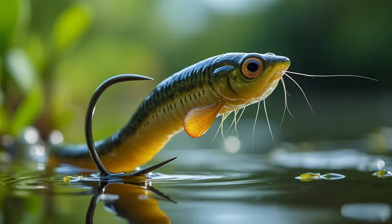 How do you rig a worm correctly?